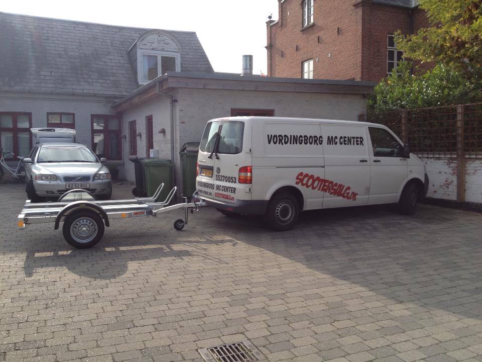 mc-trailer efter Vordingborg MC's varevogn.